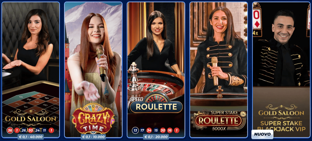 Tavoli Live con Dealer dal Vivo BassBet Casino